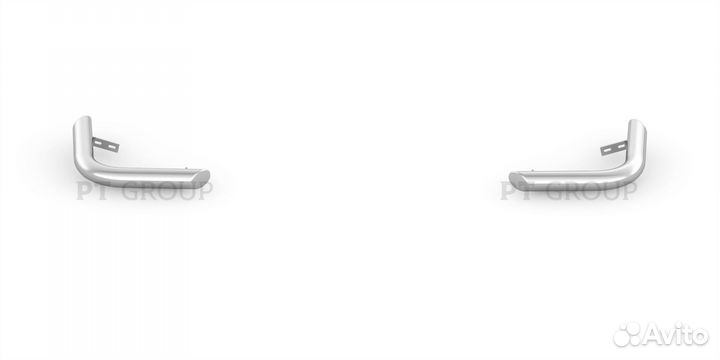 Защита заднего бампера угловая 63 мм UAZ Patriot