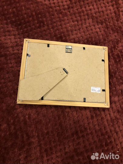 Вышивка в рамке