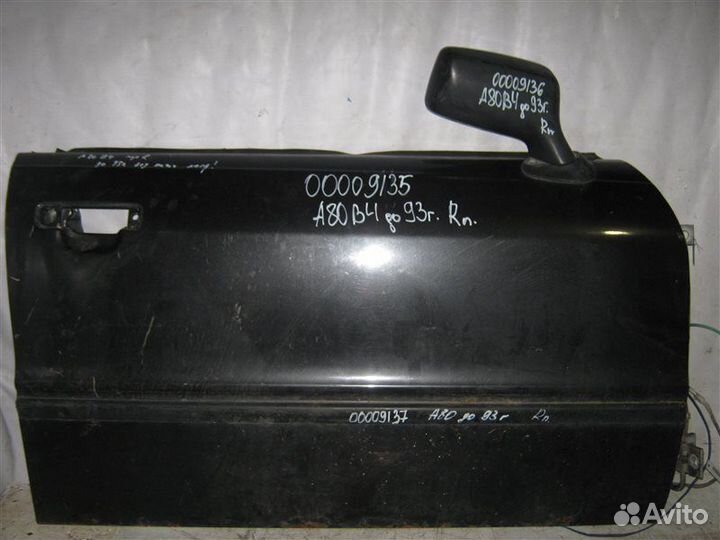 Дверь передняя правая Audi 80/90 B4 1991-1994
