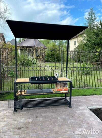 Беседка с мангалом