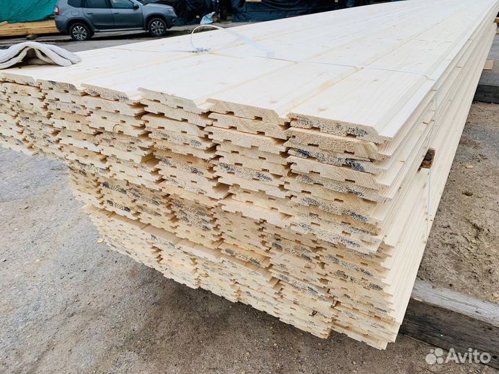 Имитация бруса Карельский профиль