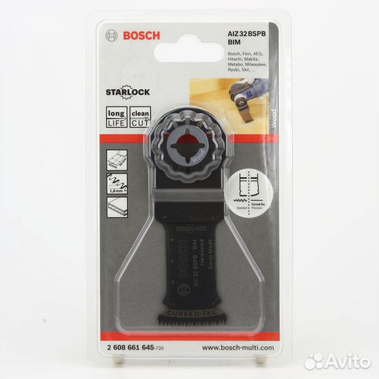 Насадка bosch 2608661645 AIZ 32 bspb BIM Starlock