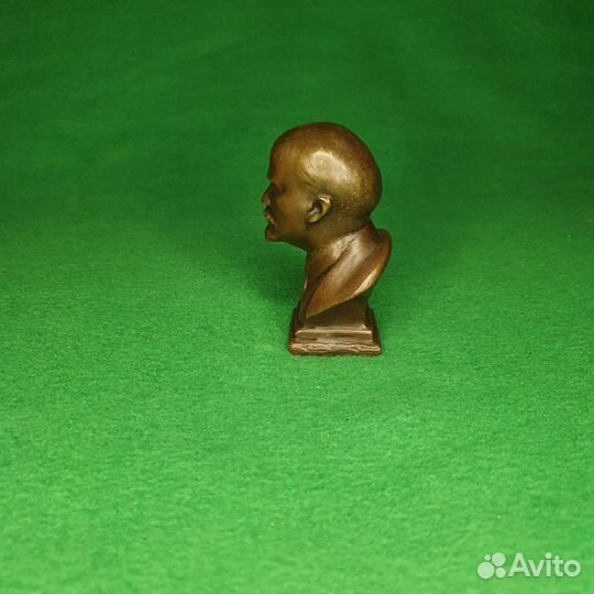 Бронзовая статуэтка Бюст Ленин (Ульянов В.И.) мал