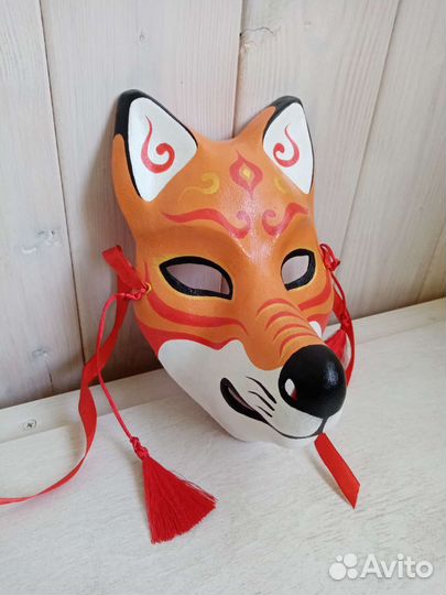 Маска лисы- кицунэ