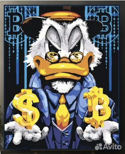 Картина денежная скрудж макдак