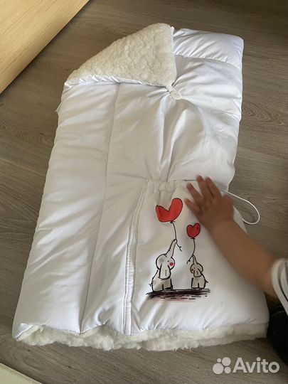 Конверт зимний на овчине