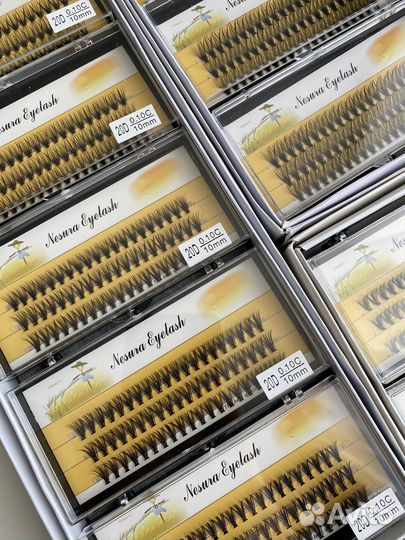 Ресницы пучки для макияжа