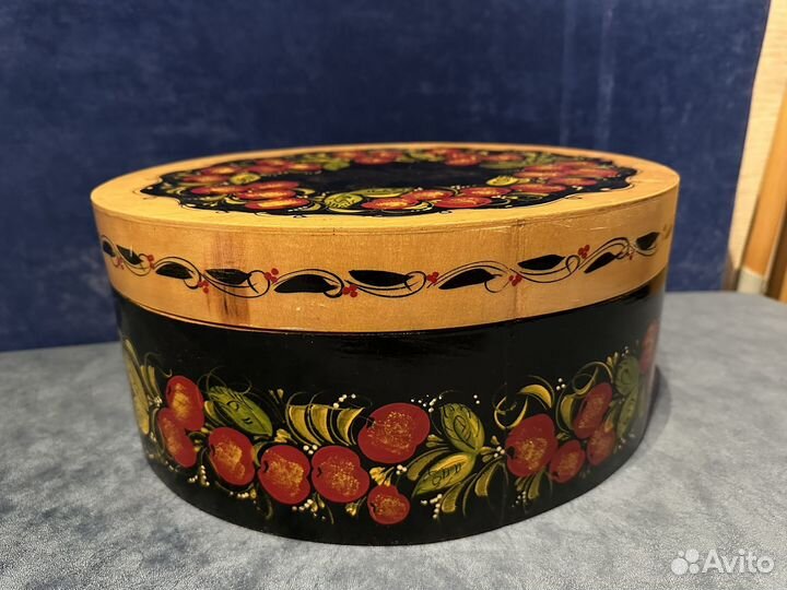 Шкатулка большая СССР хохлома