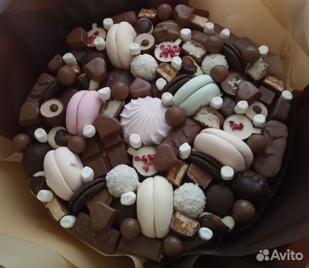 Съедобный букет, букет из шоколада