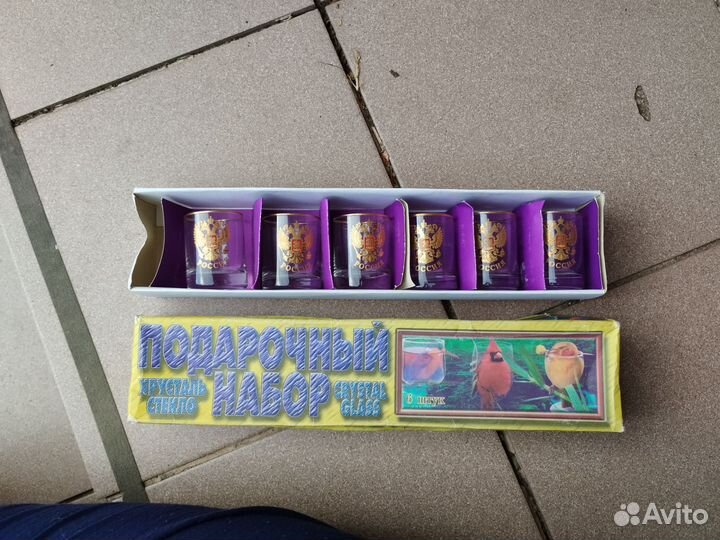 Подарочный набор стопки 6 штук