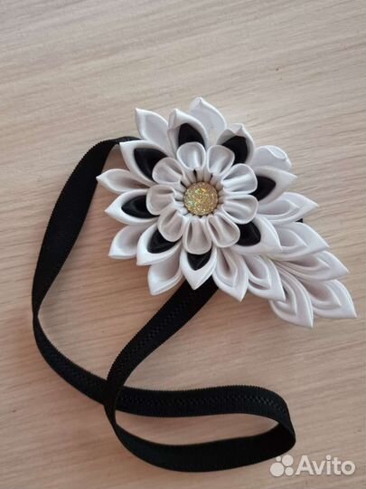 Заколка повязка для волос ручная работа