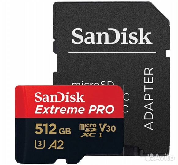 Microsdxc 512GB SanDisk Class 10 Extreme Pro A2 V3