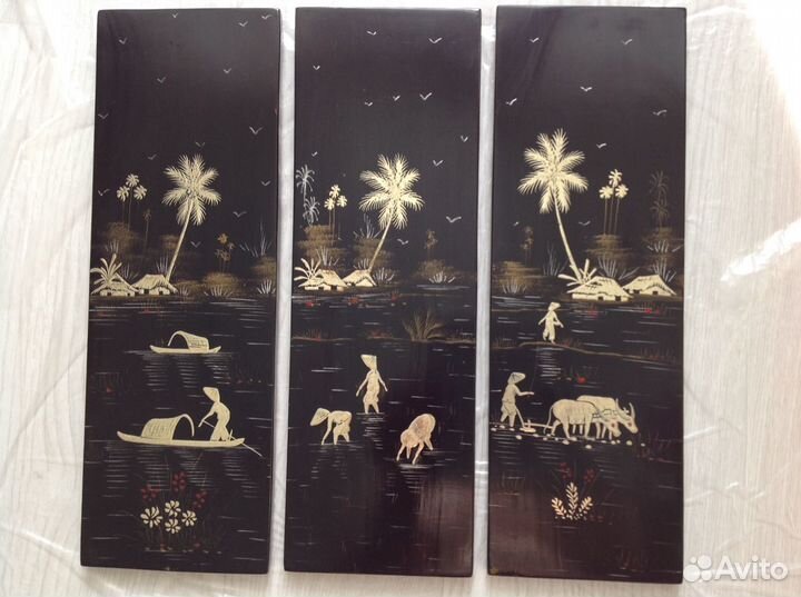 Винтажпанно Вьетнам 70 год