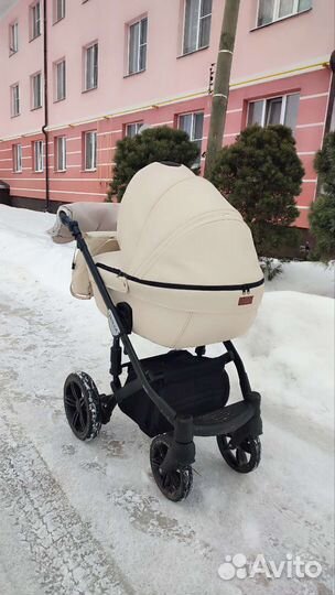 Детские коляски 2 в 1 эко кожа