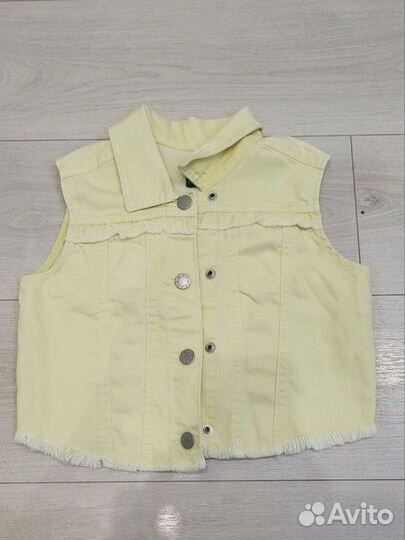 Жилет джинсовый 130