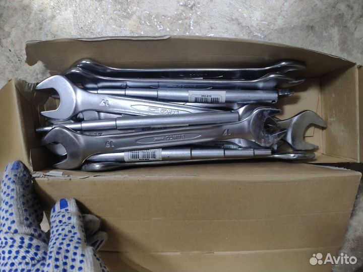 Ключ гаечный рожковый двусторонний кгд 19Х17