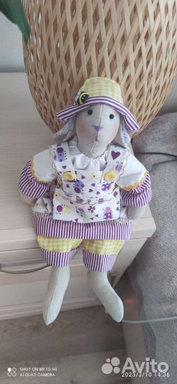 Заяц тильда ручной работы.Кролик. пасха.весна