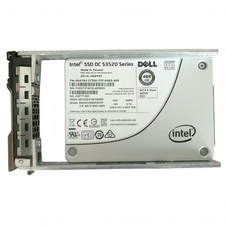 [64TMJ] Жесткий Диск Dell 480gb Sata3 2,5" Ssd 64tmj
