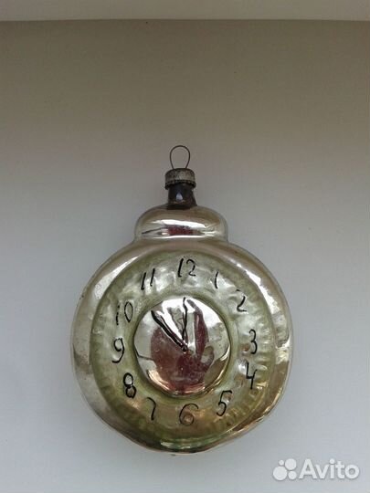 Елочные игрушки СССР девочка в шубке гимназист