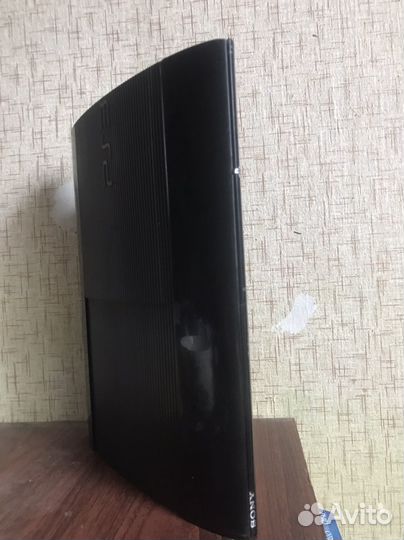 Sony PS3 super slim + диски с играми