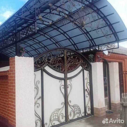 Навесы из поликарбоната под заказ