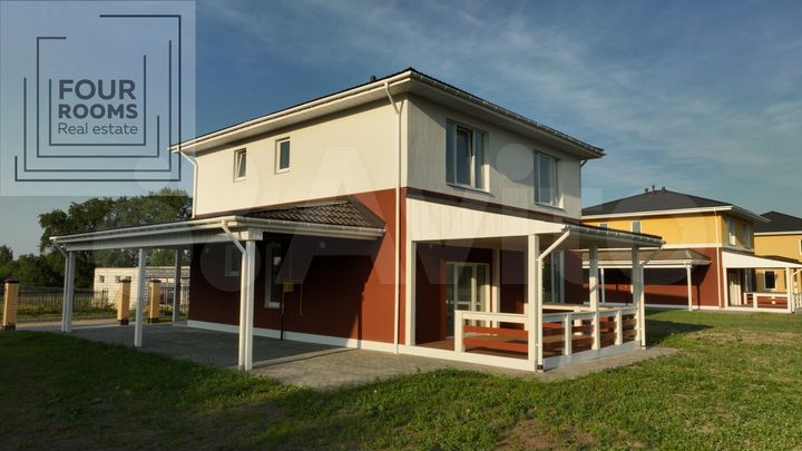 Коттедж 209,6 м² на участке 12 сот.