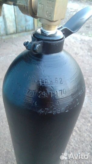 Баллон углекислотный 8л для полуавтомата,заправлен