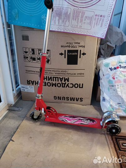 Самокат детский трехколесный бу