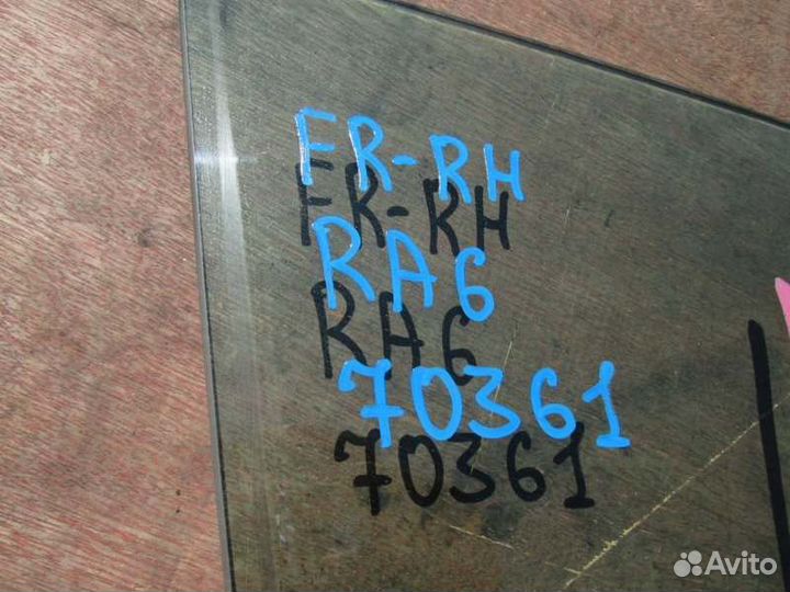 Стекло боковое переднее правое Honda Odyssey RA6