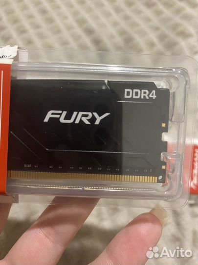 Оперативная память ddr4 16gb 3200 hyperx fury