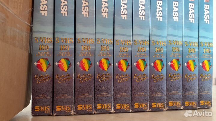 Видеокассета Basf S-VHS 180 Master Super VHS
