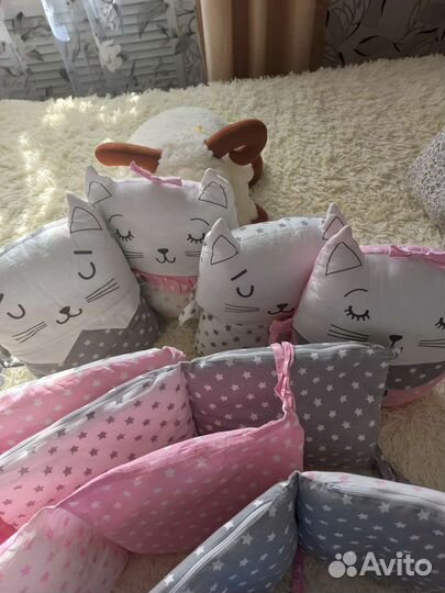 Бортики в кроватку