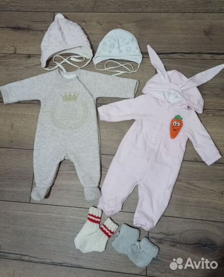 Детские вещи пакетом для девочки 56 62