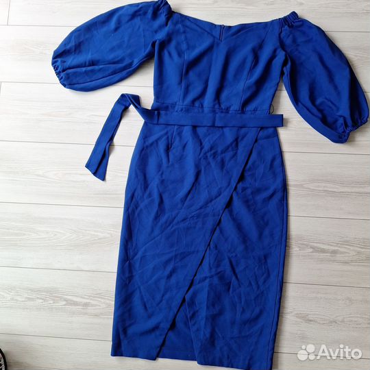 Платье вечернее синие (48, L)