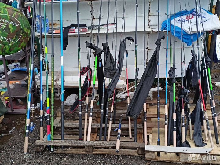 Удочки фидеры спиннинги карповики