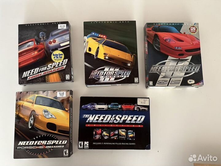Need for speed collection pc sealed new пленка нфс