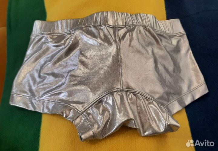 Плавки серебряного цвета, р 46