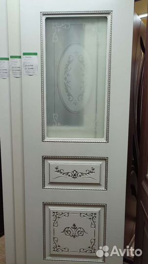 Дверь межкомнатная шпон эмаль