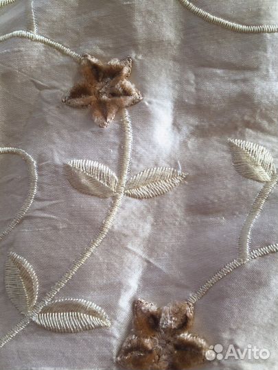 Ламбрикен готовый,парча/вышивка,15 метров(Англия)