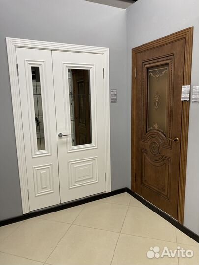 Стильные двойные двери