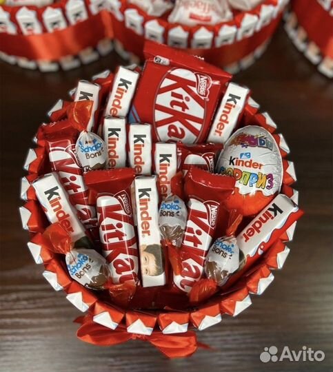 Шоколодный бокс подарок kinder