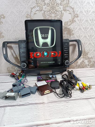 Магнитола Honda Accord 8 андроид Tesla новая