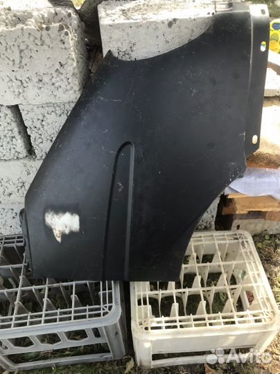 Переднее крыло на Газель железное