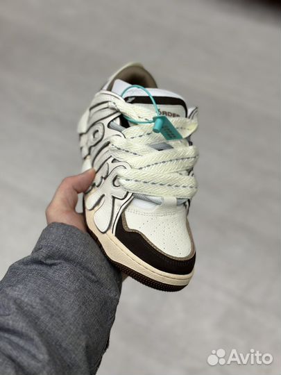 Кроссовки Old Order коричневые белые мужские