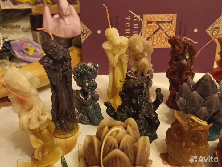 Свечи восковые ручной работы