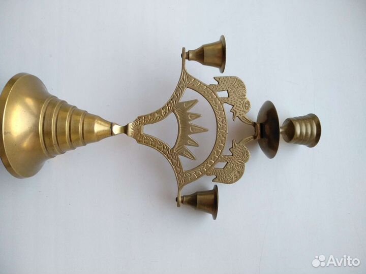Бронзовые подсвечники из Индии 