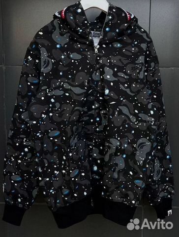 Bape Space Camo Shark Full Zip Hoodie