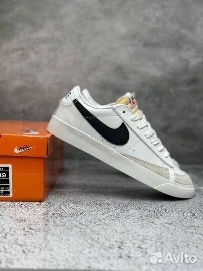 Кроссовки Nike Blazer Low 77 Vintage White Black