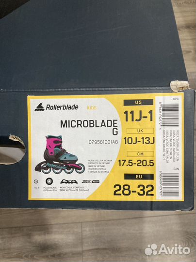 Ролики rollerblade детские