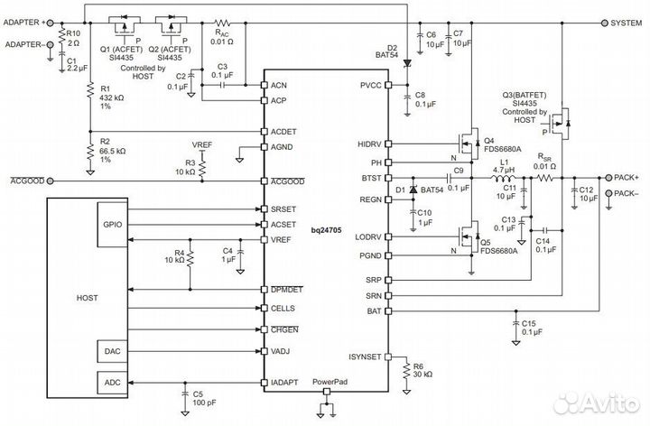 Микросхема BQ24705